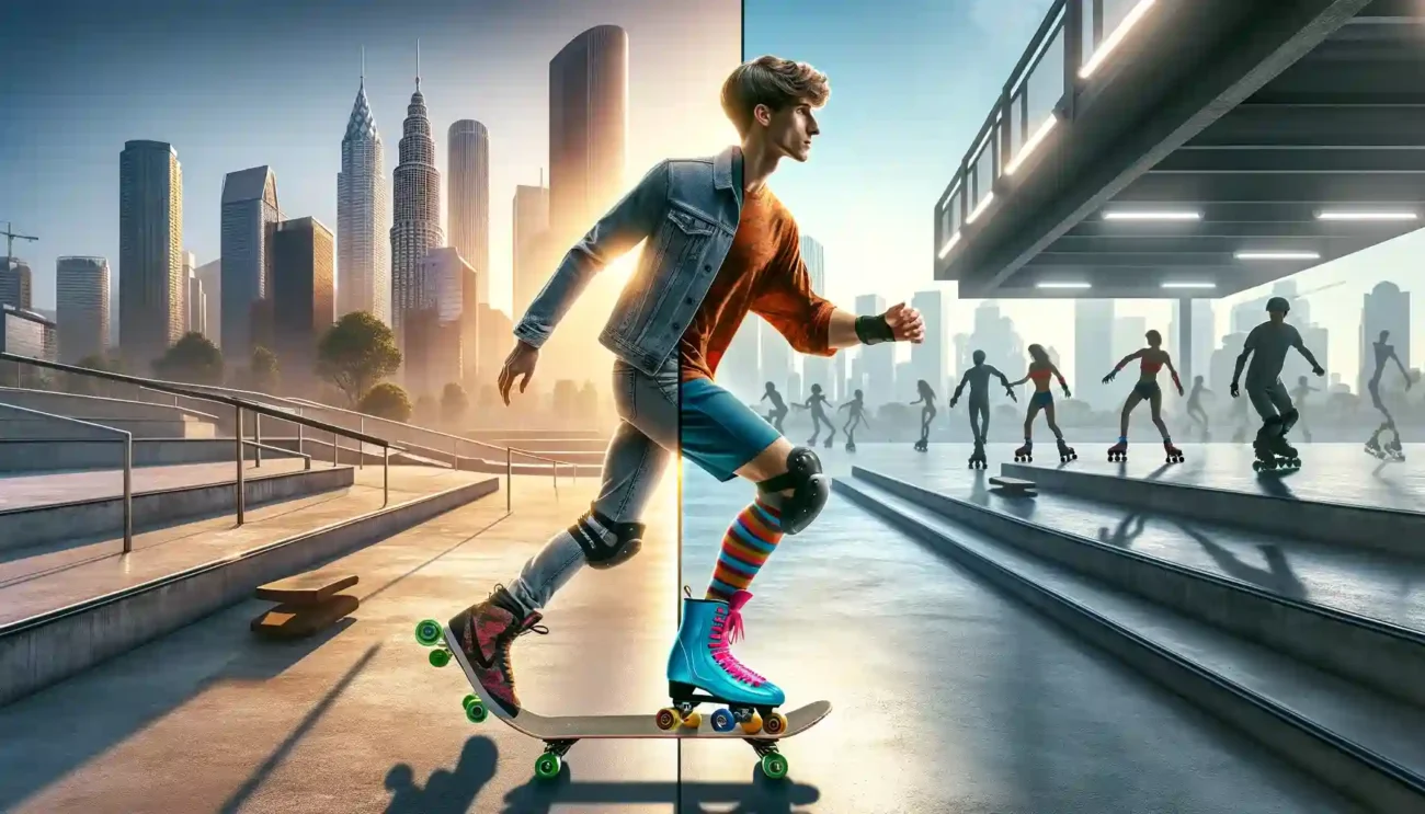 Skateboard vs Roller Skates - The Surprising Winner in 2024