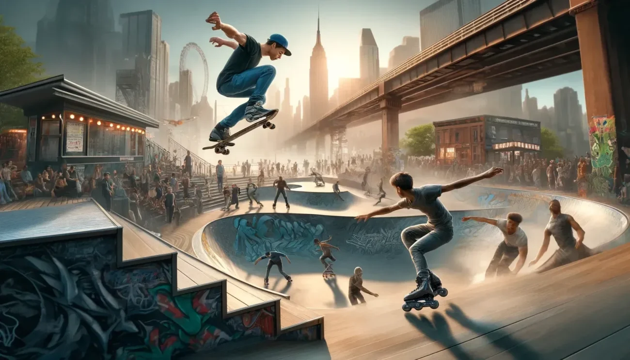 Skateboarding vs Rollerblading1