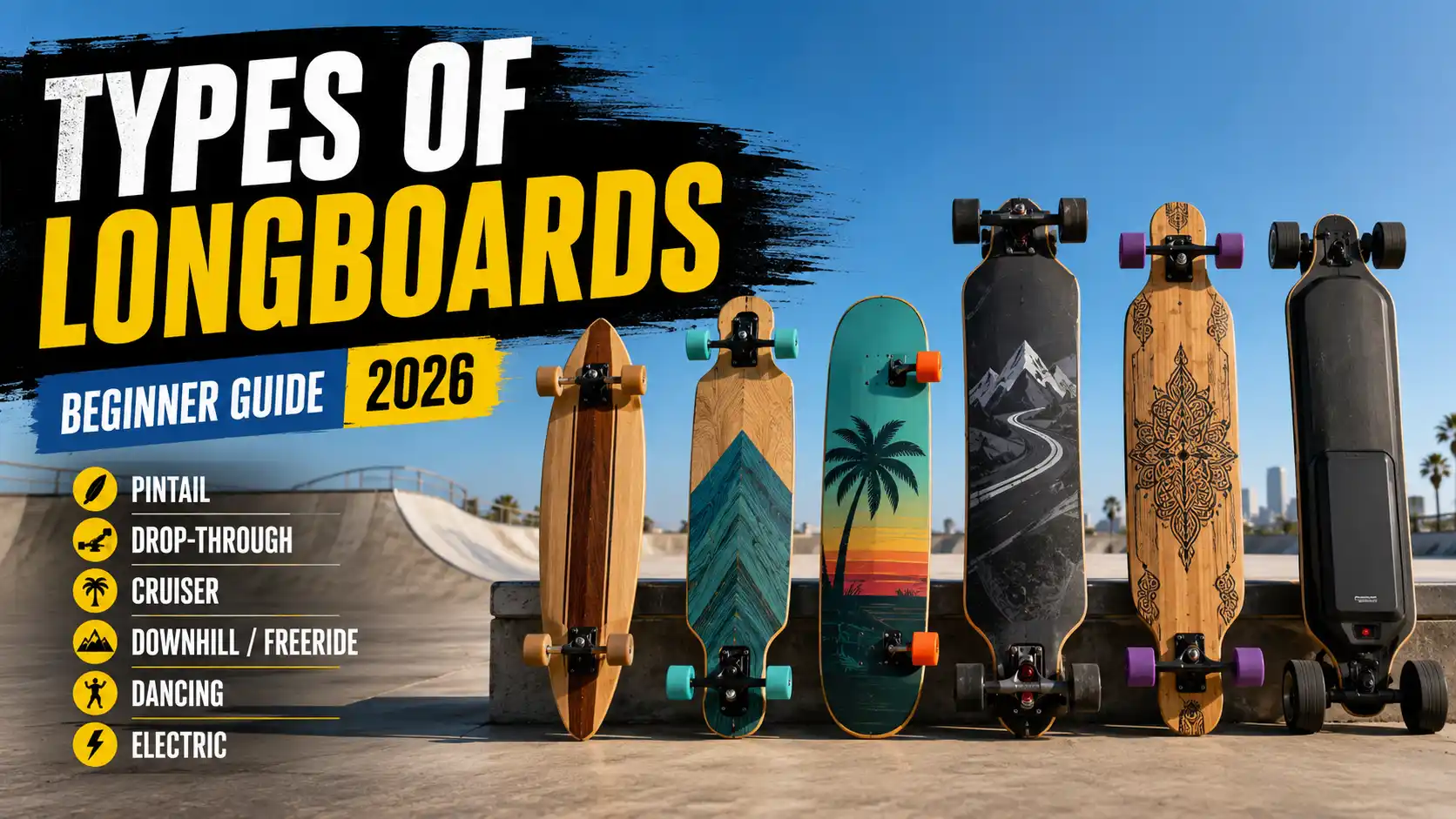 Types of Longboards Complete 2026 Guide for Beginners