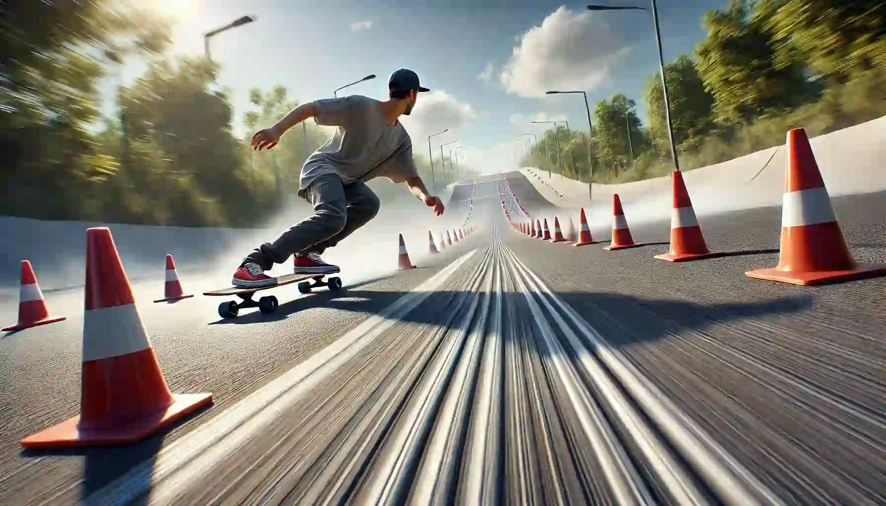 Skateboard Sprint 18 Slalom skateboarding