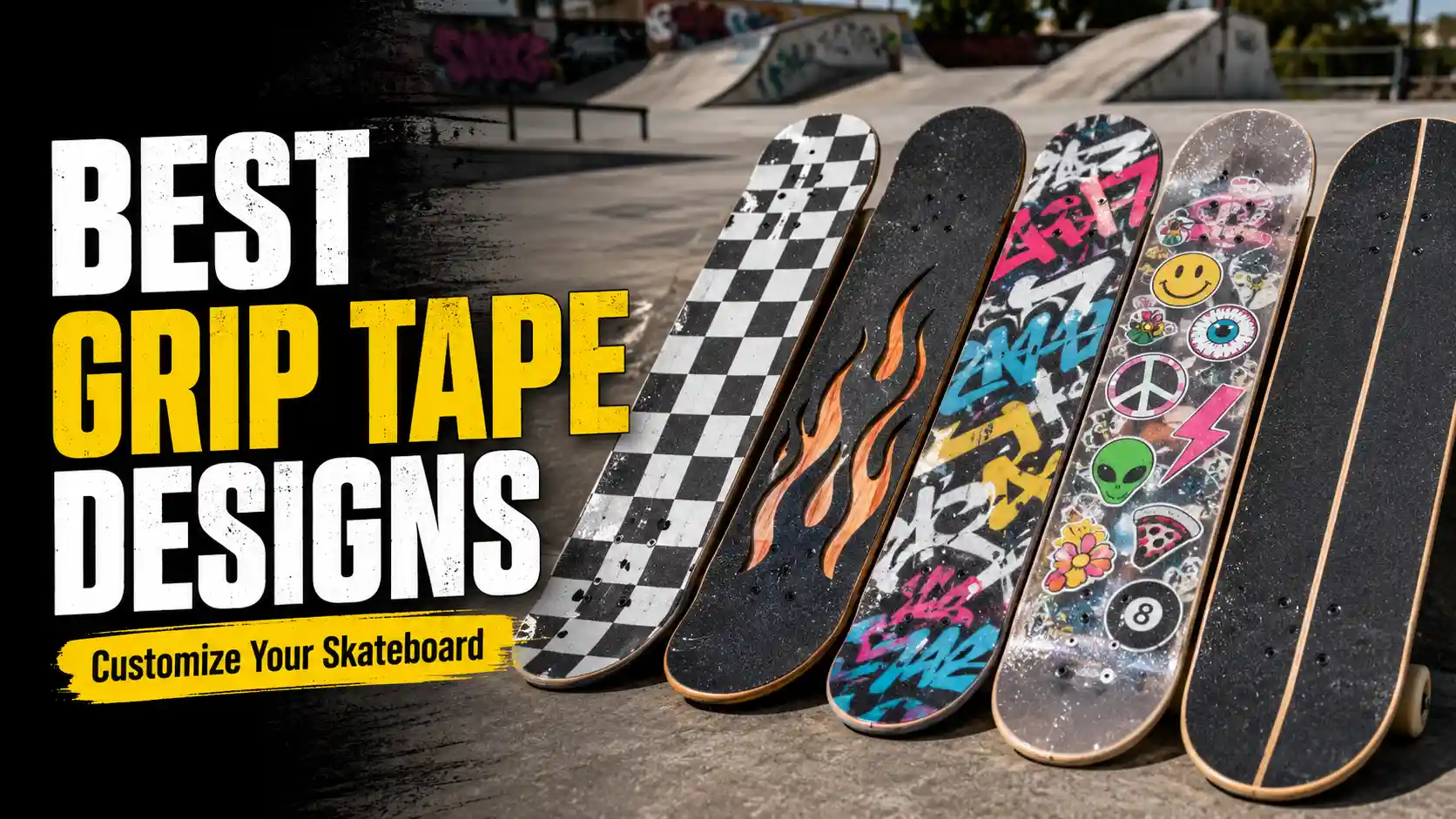 10 Best Skateboard Grip Tape Designs for a Custom Look