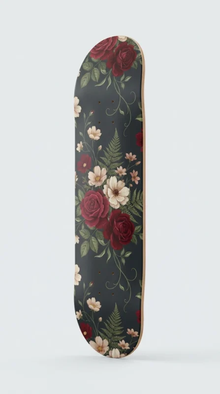 11. Floral Skateboard Deck 202606280958