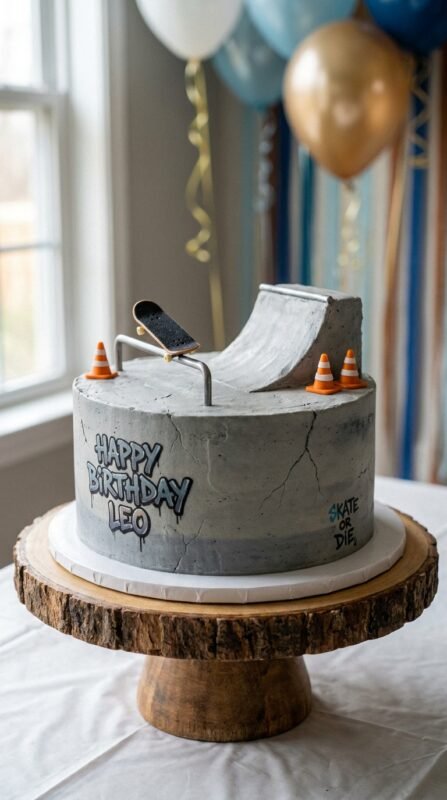 Skatepark birthday cake