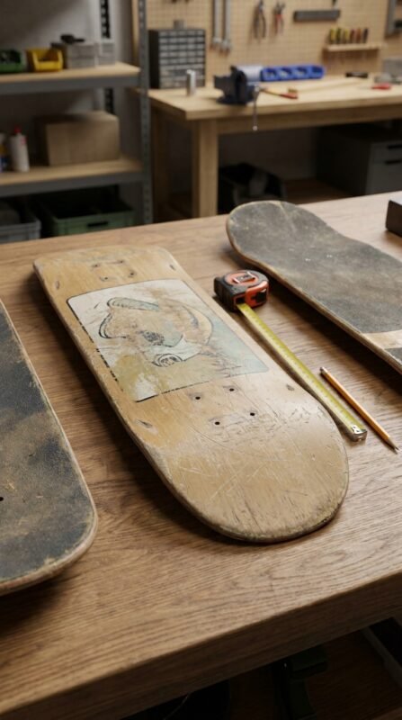 Skateboard Shelf DIY: Turn an Old Deck into Wall Storage 2 right skaateboard deck